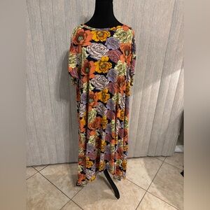 3XL LuLaRoe Carly Hi Low Dress Multicolor Floral